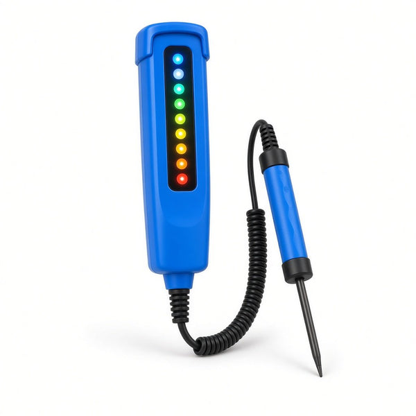 PBTEK 12kV electric fence voltage detector with 8-light indicator
