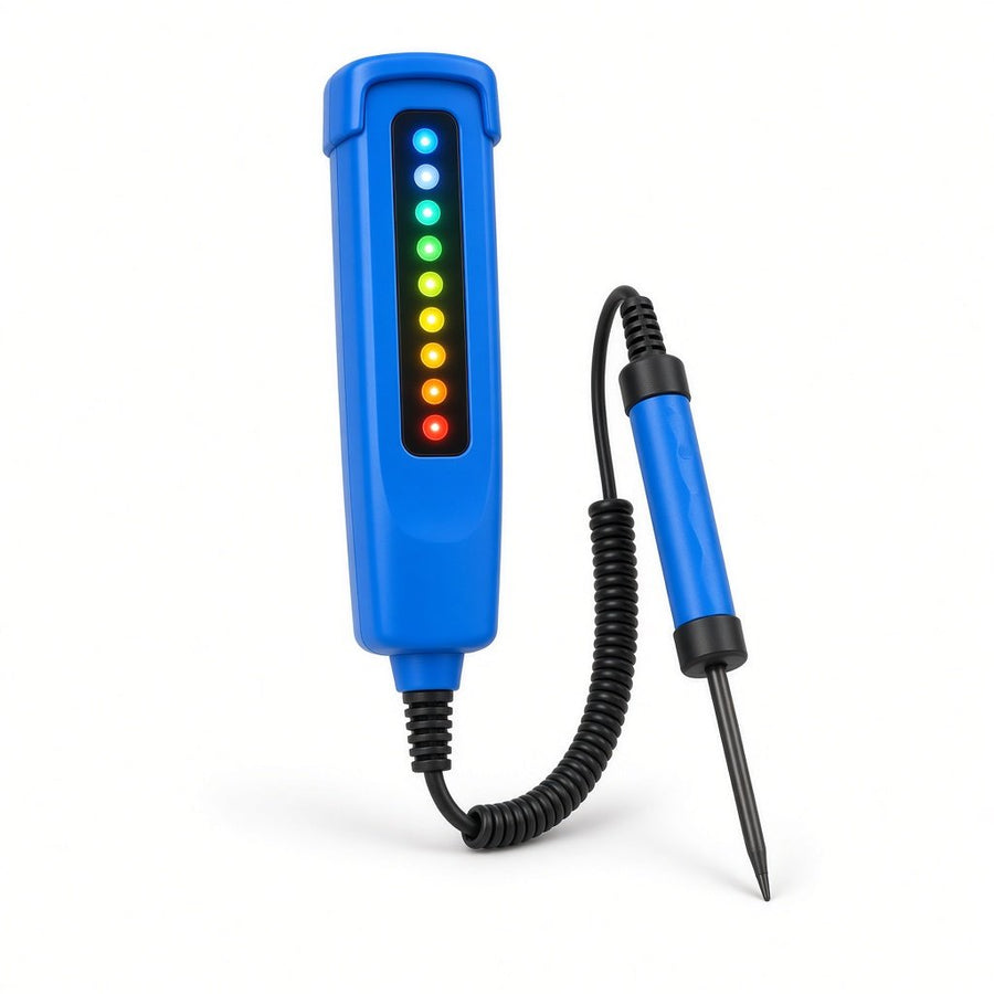 PBTEK 12kV electric fence voltage detector with 8-light indicator