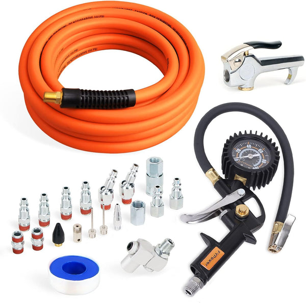 PBTEK massive 22-piece air compressor accessories kit