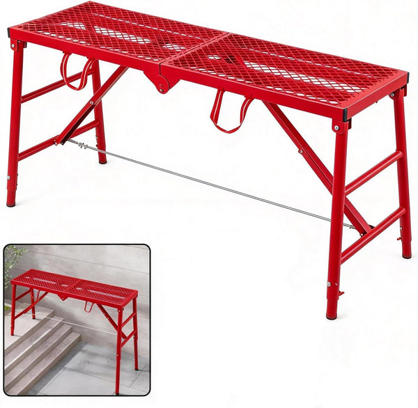 PBTEK massive 800-pound capacity foldable scaffolding platform