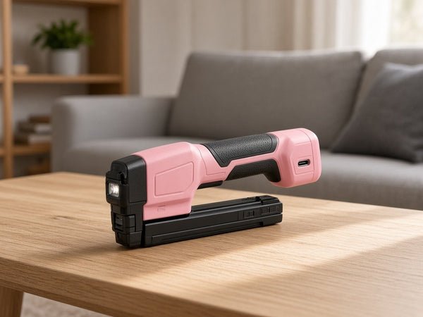 PBTEK versatile pink electric staple gun